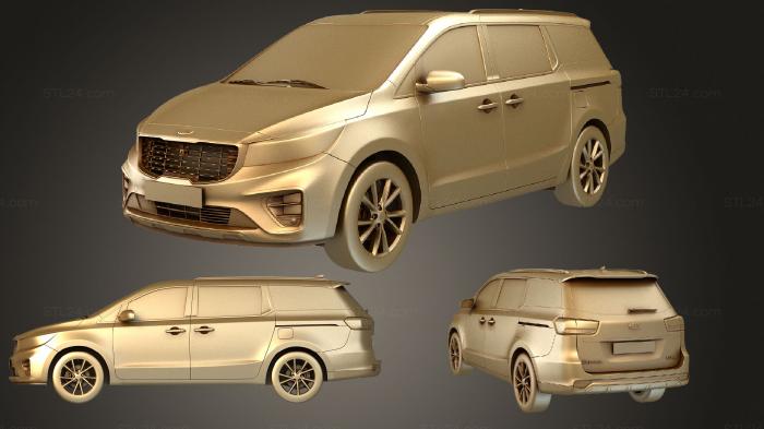 Vehicles (Kia Sedona 2019, CARS_2131) 3D models for cnc